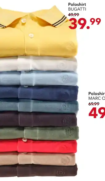 Peek & Cloppenburg Hamburg Bugatti poloshirt Angebot