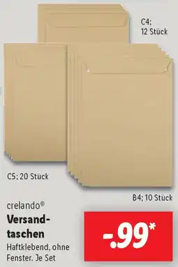 Lidl crelando Versandtaschen Angebot