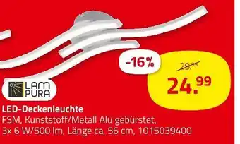 ROLLER Lampura led-deckenleuchte Angebot