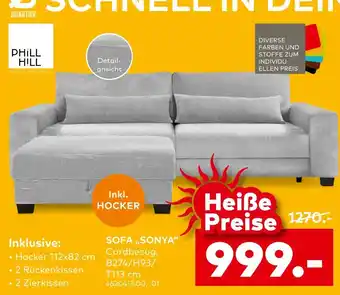 porta Phill hill sofa „sonya“ Angebot