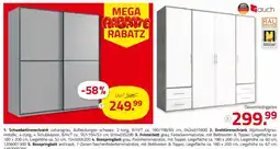 ROLLER Rauch schwebetürenschrank oder drehtürenschrank Angebot