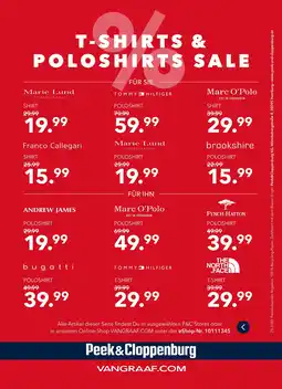 Peek & Cloppenburg Hamburg T-shirts & poloshirt sale Angebot