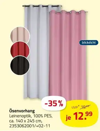 ROLLER Ösenvorhang Angebot