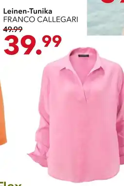 Peek & Cloppenburg Hamburg Franco callegari leinen-tunika Angebot