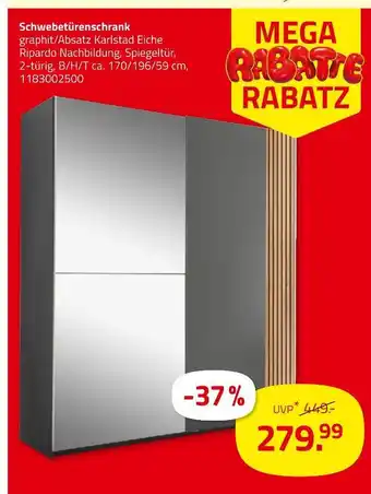 ROLLER Schwebetürenschrank Angebot