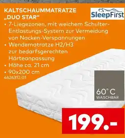 porta Sleepfirst kaltschaummatratze duo star Angebot