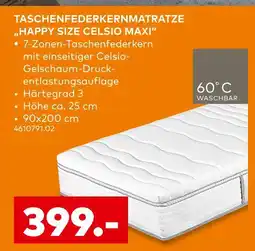 porta Taschenfederkernmatratze „happy size celsio maxi“ Angebot