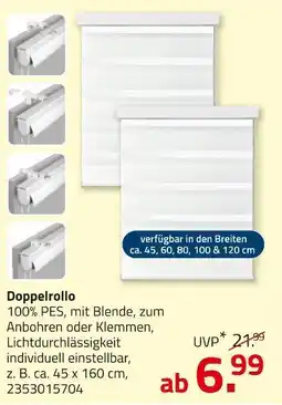 ROLLER Doppelrollo Angebot