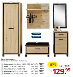 ROLLER Garderobenprogramm Angebot