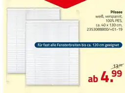 ROLLER Plissee Angebot