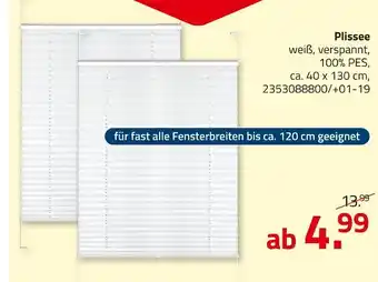 ROLLER Plissee Angebot