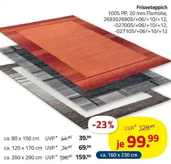 ROLLER Friseeteppich Angebot