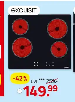 ROLLER Exquisit einbaukochfeld exquisit ekc 601-2.2 Angebot