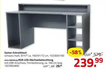 ROLLER Gamer-schreibtisch Angebot