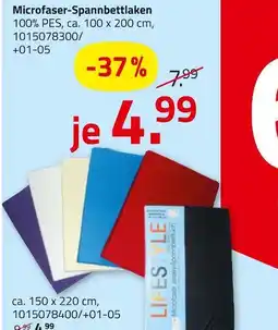 ROLLER Lifestyle microfaser-spannbettlaken Angebot