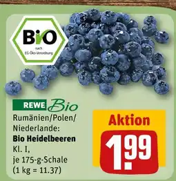 REWE Rewe bio bio heidelbeeren Angebot
