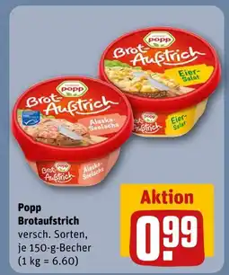 REWE Popp brotaufstrich Angebot