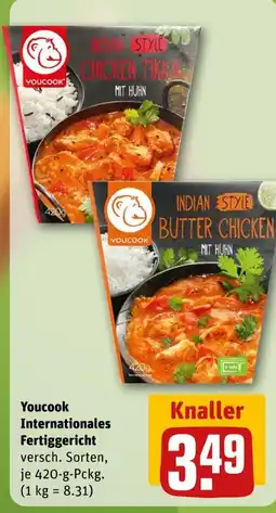 REWE Youcook chicken tikka Angebot