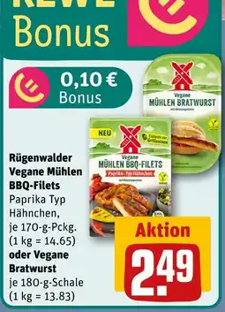 REWE Rügenwalder vegane mühlen bbq-filets Angebot
