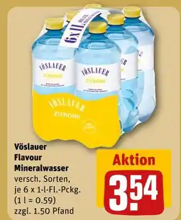 REWE Vöslauer flavour mineralwasser Angebot