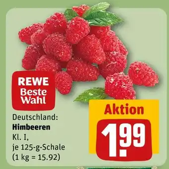 REWE Rewe beste wahl himbeeren Angebot