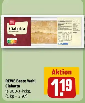 REWE Rewe beste wahl ciabatta Angebot