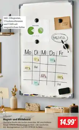Lidl crelando Magnet- und Whiteboard Angebot