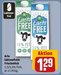 REWE Arla laktosefreie frischmilch Angebot