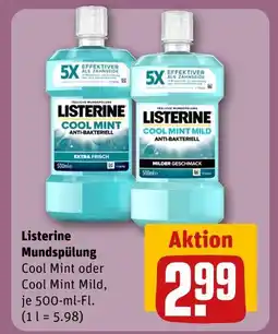 REWE Listerine cool mint Angebot