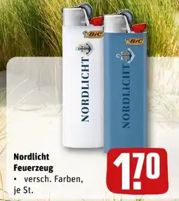 REWE Bic nordlicht feuerzeug Angebot