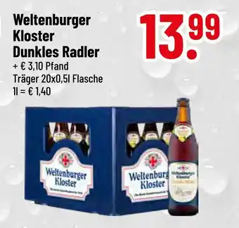trinkgut Weltenburger kloster dunkles radler Angebot