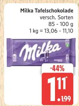 Marktkauf Milka tafelschokolade Angebot