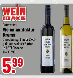 trinkgut Weinmanufaktur krems chardonnay, blauer zweigelt und weitere sorten Angebot