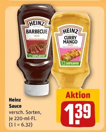 REWE Heinz barbecue sauce Angebot
