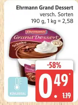 Marktkauf Ehrmann grand dessert Angebot