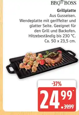 Marktkauf Bbq boss grillplatte Angebot