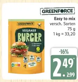 Marktkauf Greenforce veganer burger Angebot