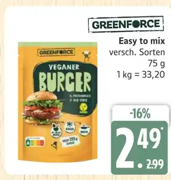 Marktkauf Greenforce veganer burger Angebot