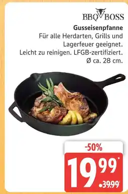 Marktkauf Bbq boss gusseisenpfanne Angebot