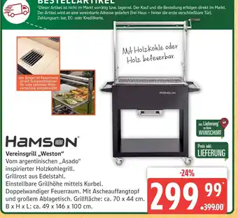 Marktkauf Hamson vereinsgrill „weston“ Angebot