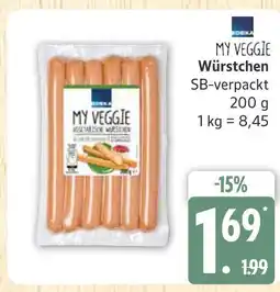 Marktkauf My veggie würstchen Angebot