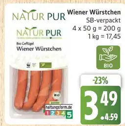 Marktkauf Natur pur wiener würstchen Angebot