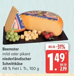 Marktkauf Beemster mild oder pikant niederländischer schnittkäse Angebot