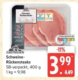 Marktkauf Gutfleisch schweine-rückensteaks Angebot