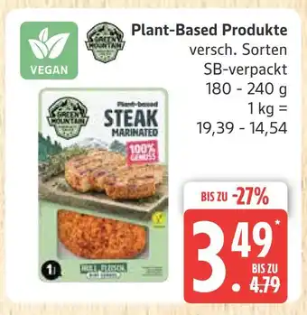 Marktkauf Green mountain plant-based steak marinated Angebot