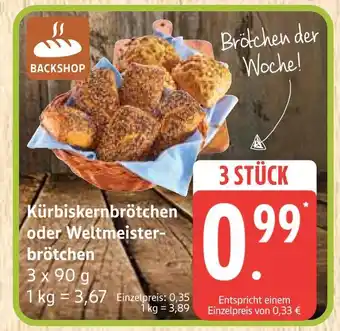 Marktkauf Backshop kürbiskernbrötchen Angebot