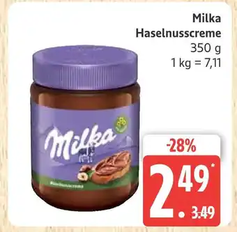 Marktkauf Milka haselnusscreme Angebot