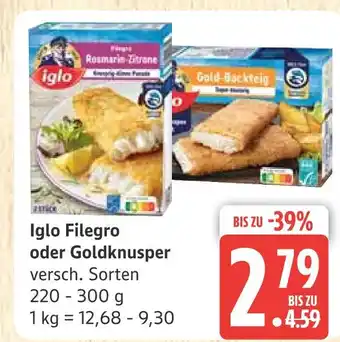 Marktkauf Iglo filegro Angebot