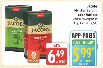 Marktkauf Jacobs meisterröstung Angebot