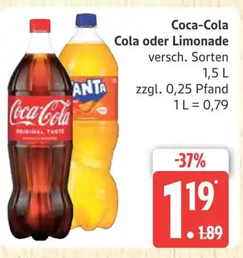 Marktkauf Coca-cola cola Angebot